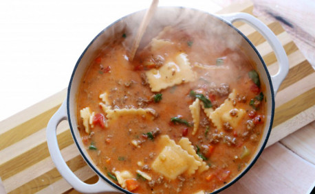 Ravioli soup recipe