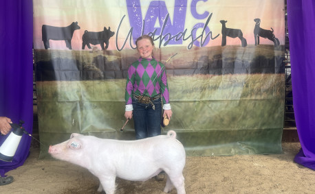 Keatley Kansas 4-H pig show