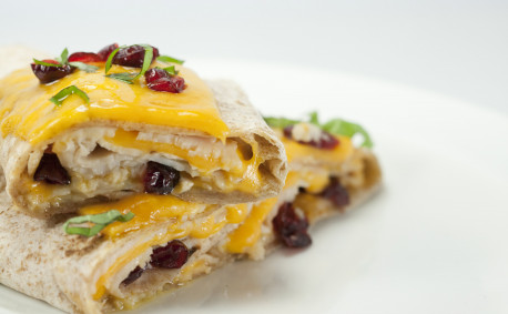Cranberry turkey wrap recipe