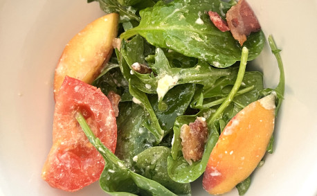 Peach Tomato Salad