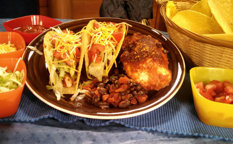 Recipe Slow Cooker Black Bean and Crispy Tacos