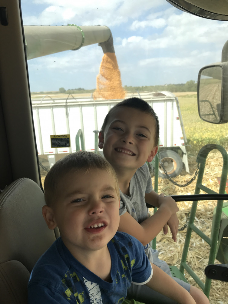 The Heiniger Kids on the Farm