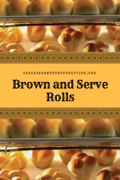 These rolls are perfect to make ahead and brown just before you need them. Brown and serve wheat rolls that will be a treat. Delicious and easy brown and serve wheat rolls