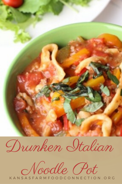 This incredible, tasty dish is perfect recipe for your dutch oven. Drunken Italian Noodle Pot Dutch Oven