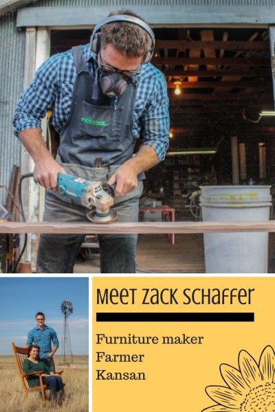 Kansas farmer who makes furniture