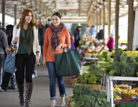 Women at Farmer's Market Women at Farmer's Market